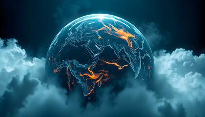 Climate science workshop, using AI to predict weather patterns, advanced and predictive , with white tonespng