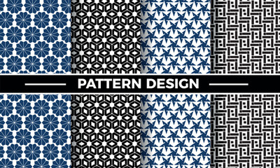 Modern Abstract Pattern Design Set
