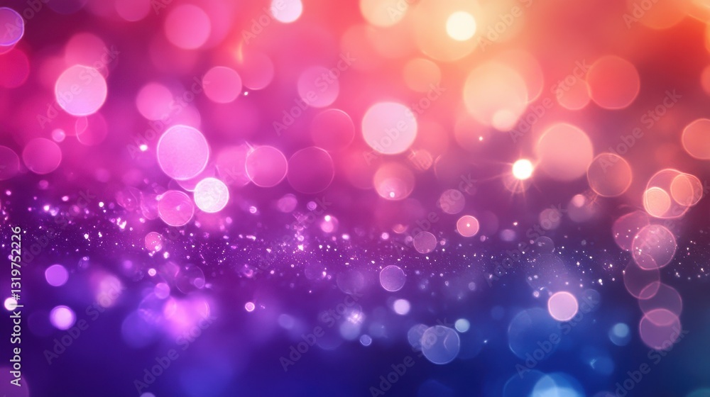 Poster bokeh soft color background