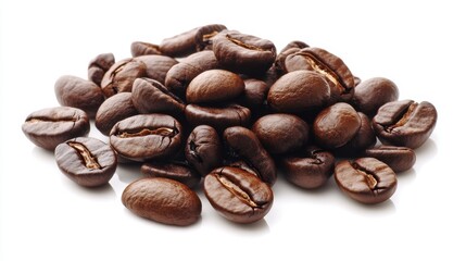 Naklejka premium Aromatic coffee the ideal brew for energizing mornings and cozy afternoons at home or work.