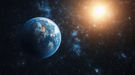 Obraz premium exoplanet in space