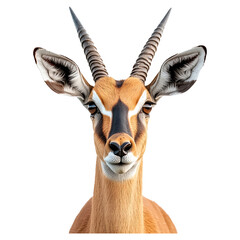 Fototapeta premium Antelope isolated on transparent background