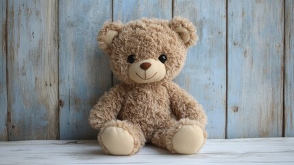 Timeless Comfort, A Cozy Teddy Bear, black and white photography, silhouette of a dog, lonely road, car headlights in the distance, misty atmosphere.