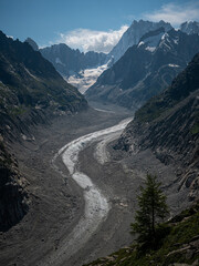 La mer de glace en &eacute;t&eacute;