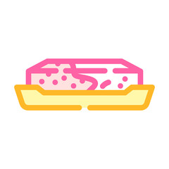 solid shampoo bar sustainable beauty color icon vector illustration