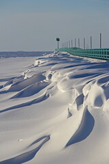 Snow drifts