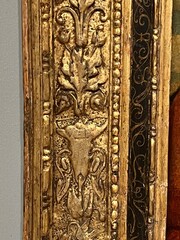 Gold frame with intricate details