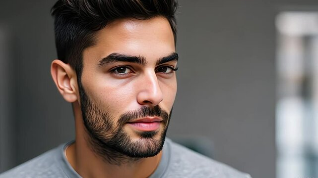 Modern Men's Haircut: Sharp and Stylish Grooming