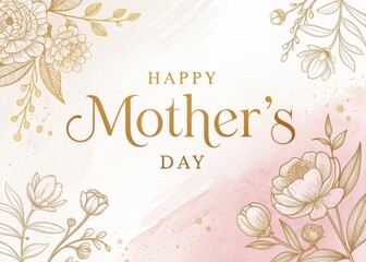 Elegant Mother's Day Floral Graphic Design