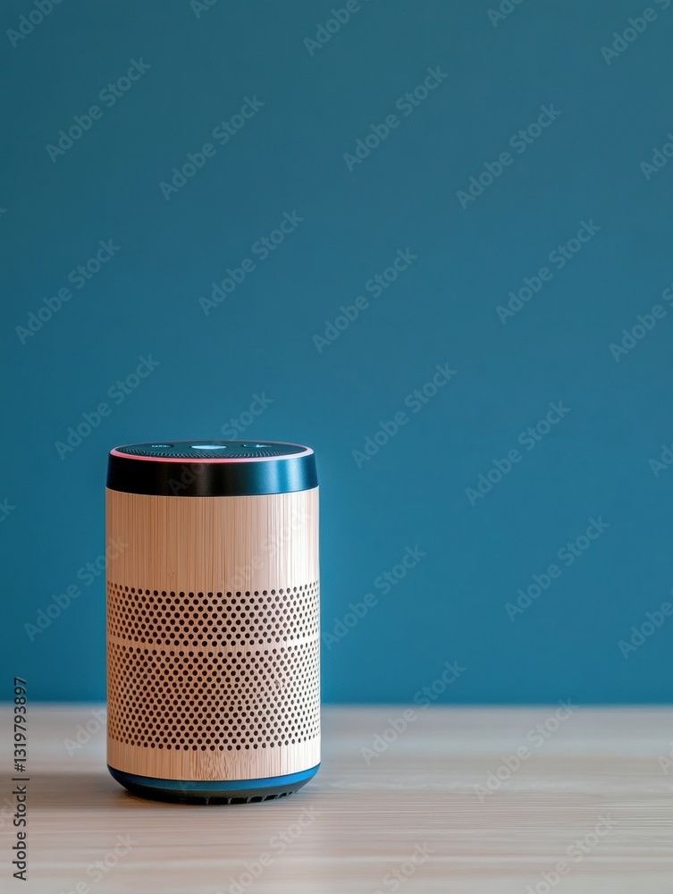 Aufkleber robot assistant interacts seamlessly with family members in a modern home environment during a sunny