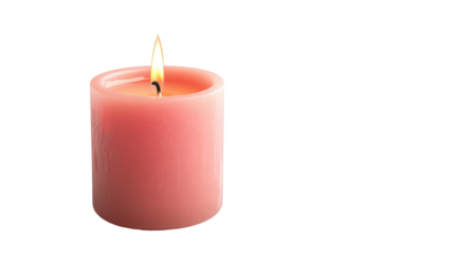 Candle flame illuminating peaceful ambiance home setting clipart simple viewpoint relaxation concept