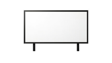 Obraz premium Creative double-sided billboard mockup advertising display minimalist environment front view visual concept