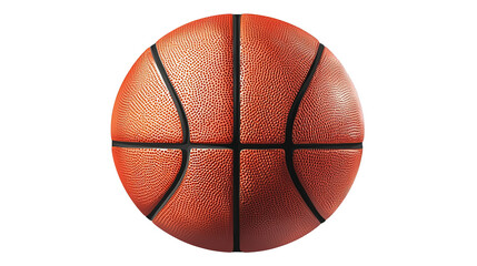 Fototapeta premium Basketball clipart illustration graphic design minimalist style close-up view sports concept