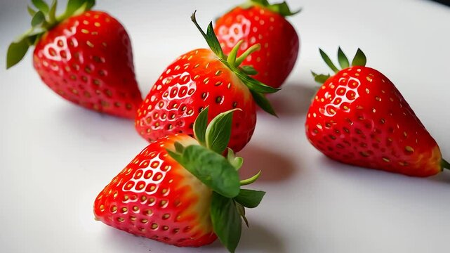 Fresh Juicy Strawberry Close-Up