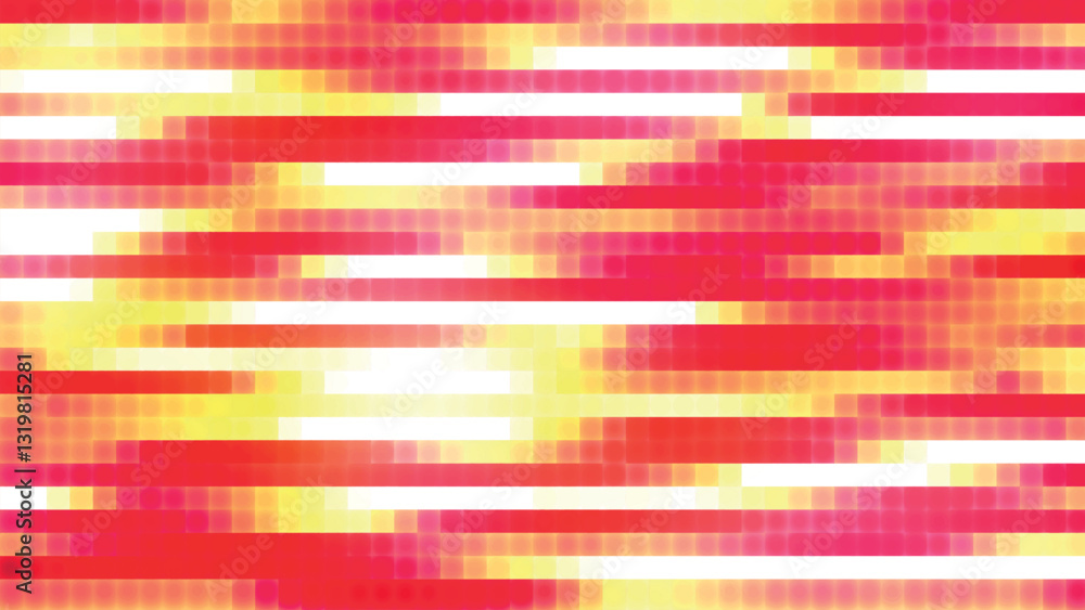 Poster abstract horizontal glowing color lines. multicolored horizontal linear background. abstract gradien