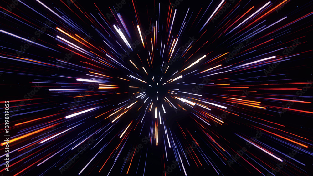 Poster fireworks graphic shapes. real festive colorful fireworks. bright explosion of fireworks lights. mul