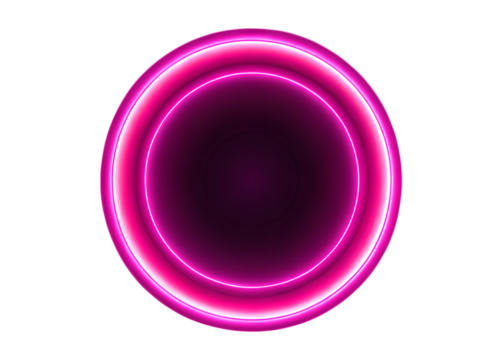 3d render of a purple sphere