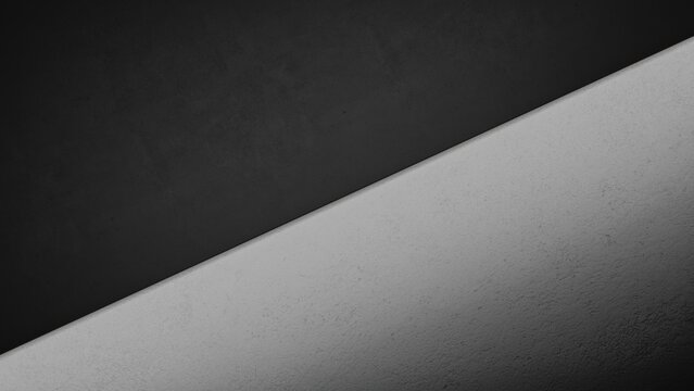 This design features a sleek and minimalistic approach characterized by a striking diagonal split between black and white, making it perfect for both corporate as well as artistic projects - Powered by Adobe