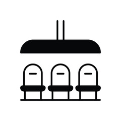 Team Bench Vector icon