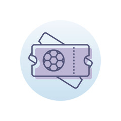 Ticket Vector icon