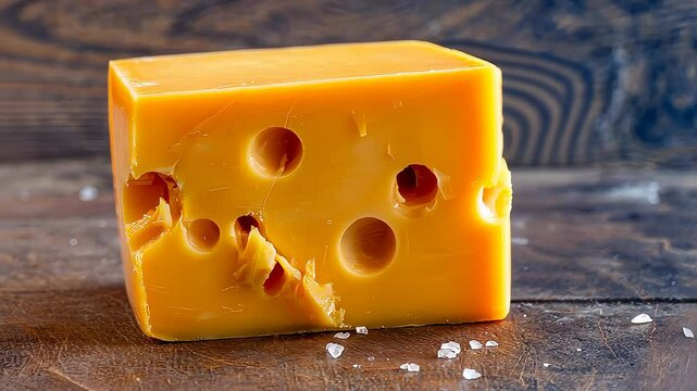 Tasty Yellow Cheese Block