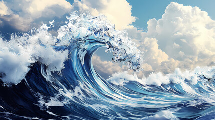 Lente Lustral Waves. Illustration