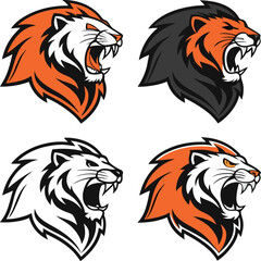 Fierce lion Esports Mascot Logo