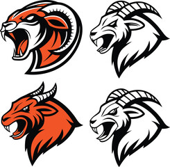 Fierce Goat Esports Mascot Logo