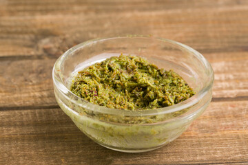 bowls filled with Dubai chocolate