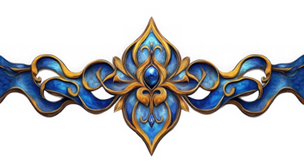 PNG, Ramadan, mosaic ornament, isolated on white background, created with Generative AI technology
