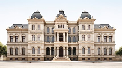 Fototapeta premium A photo of a courthouse building