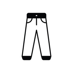 Trousers Vector icon