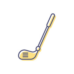 Golf Sticks Vector icon