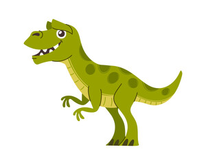 Tyrannosaurus rex cute cartoon character