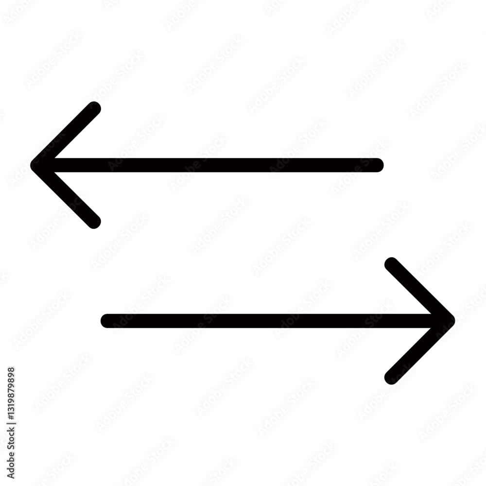 Poster a simple yet powerful image depicting the flow of data transfer, showcasing seamless bidirectional c