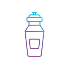 Water Bottle Vector icon