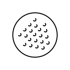 Golf Ball Vector icon