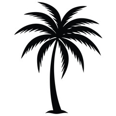 Obraz premium palm tree silhouette