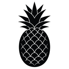 Obraz premium pineapple vector illustration