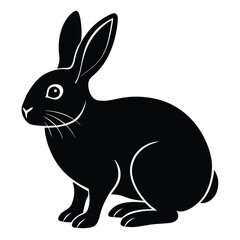 vector illustration of a rabbit