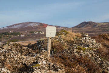 iceland, nature conservation, protected species, no walking, marking, trail, tourist attraction, kerid, plants, mosses, lichens, protection