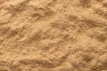 Heap of dried Peruvian maca powder - Lepidium meyenii.