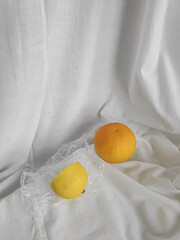 yellow mango on a wooden background
