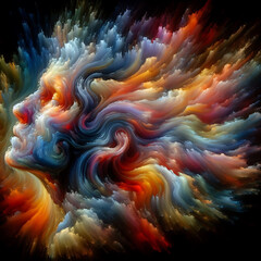 Abstract Mind, Vivid Emotions