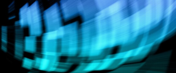 Naklejka premium green and blue abstract background with motion blur