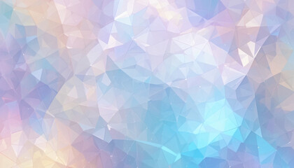 Fototapeta premium Pastel-colored holographic foil with smooth gradient transitions and a subtle metallic sheen