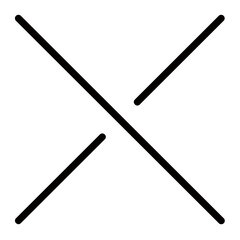 Intersecting Lines Forming A Dynamic Visual Puzzle A Bold Graphic Design With Sharp Black Strokes On A White Background