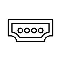 usb icon flat vecktor trendy popular simple