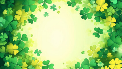 Saint Patrick's day abstract background 
