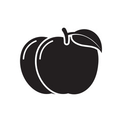 plum icon vector design